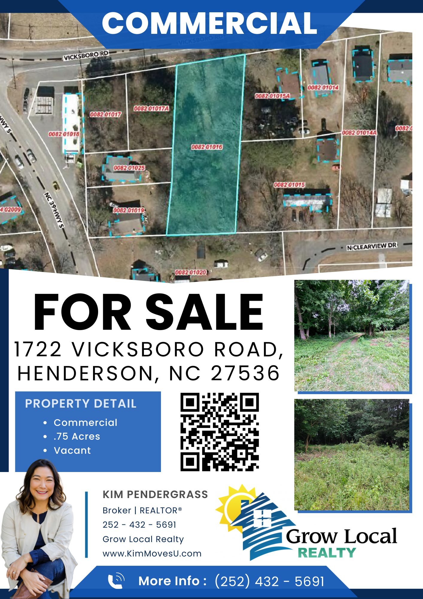 Commercial Land - 1722 Vicksboro Road, Henderson, NC