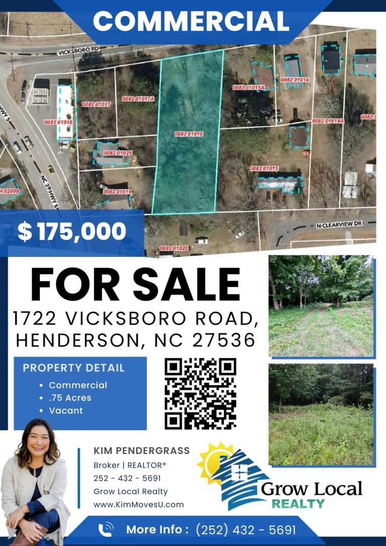 Commercial Land - 1722 Vicksboro Road, Henderson, NC